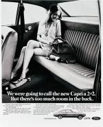 Ford Capri 1969 года
